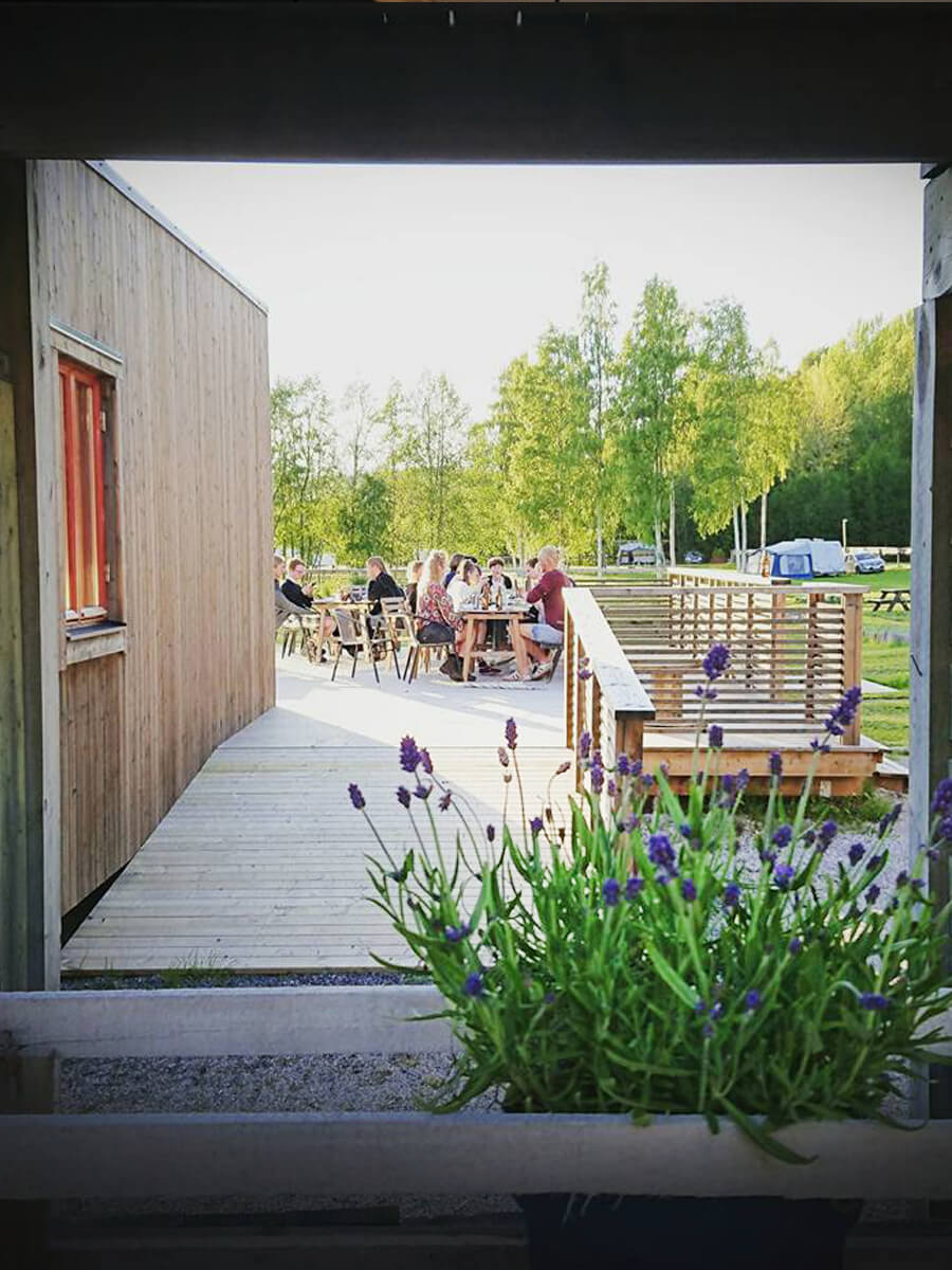 bästa tältplats höga kusten friluftsbyn