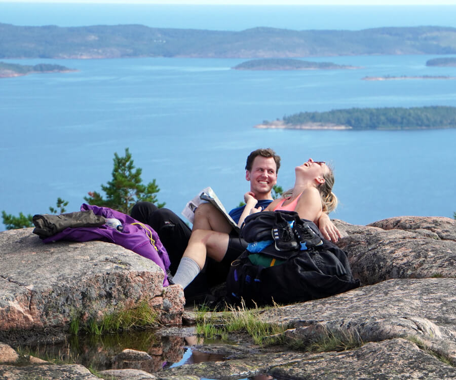 höga kusten tälta tältplats