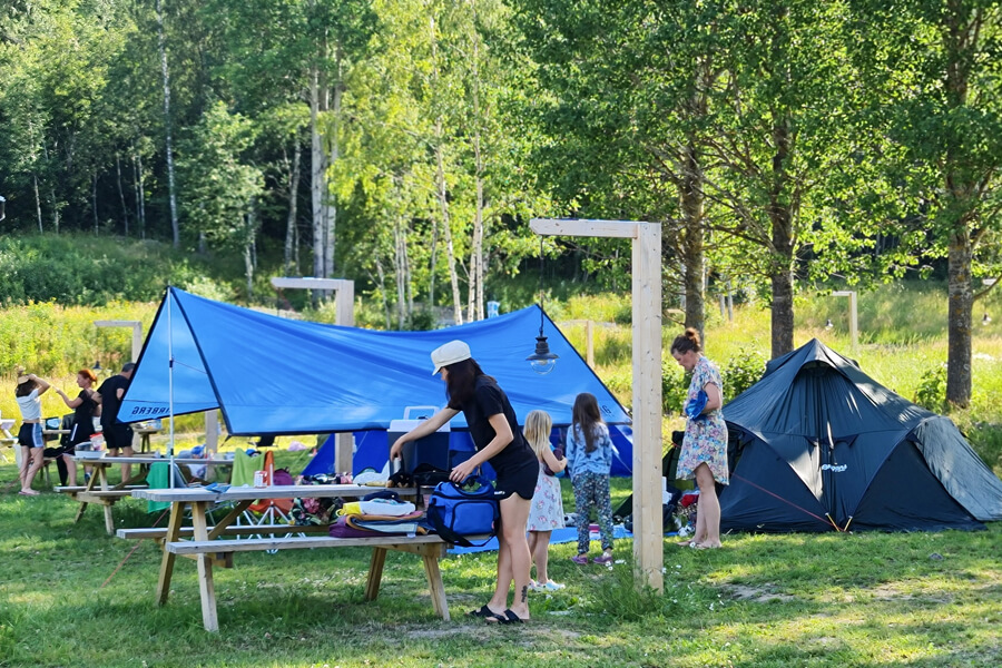 höga kusten bästa tältplats tälta skuleberget