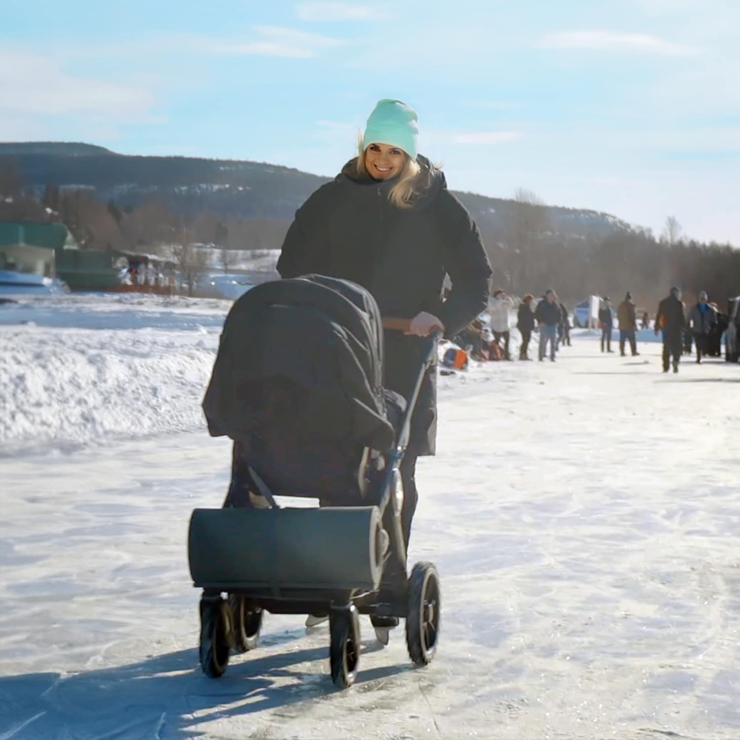 bästa snöskor vandring med barn höga kusten vinter 19