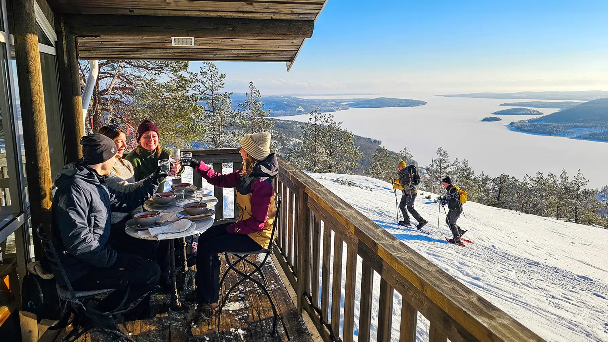 boendepaket höga kusten friluftsbyn winter weekend 36