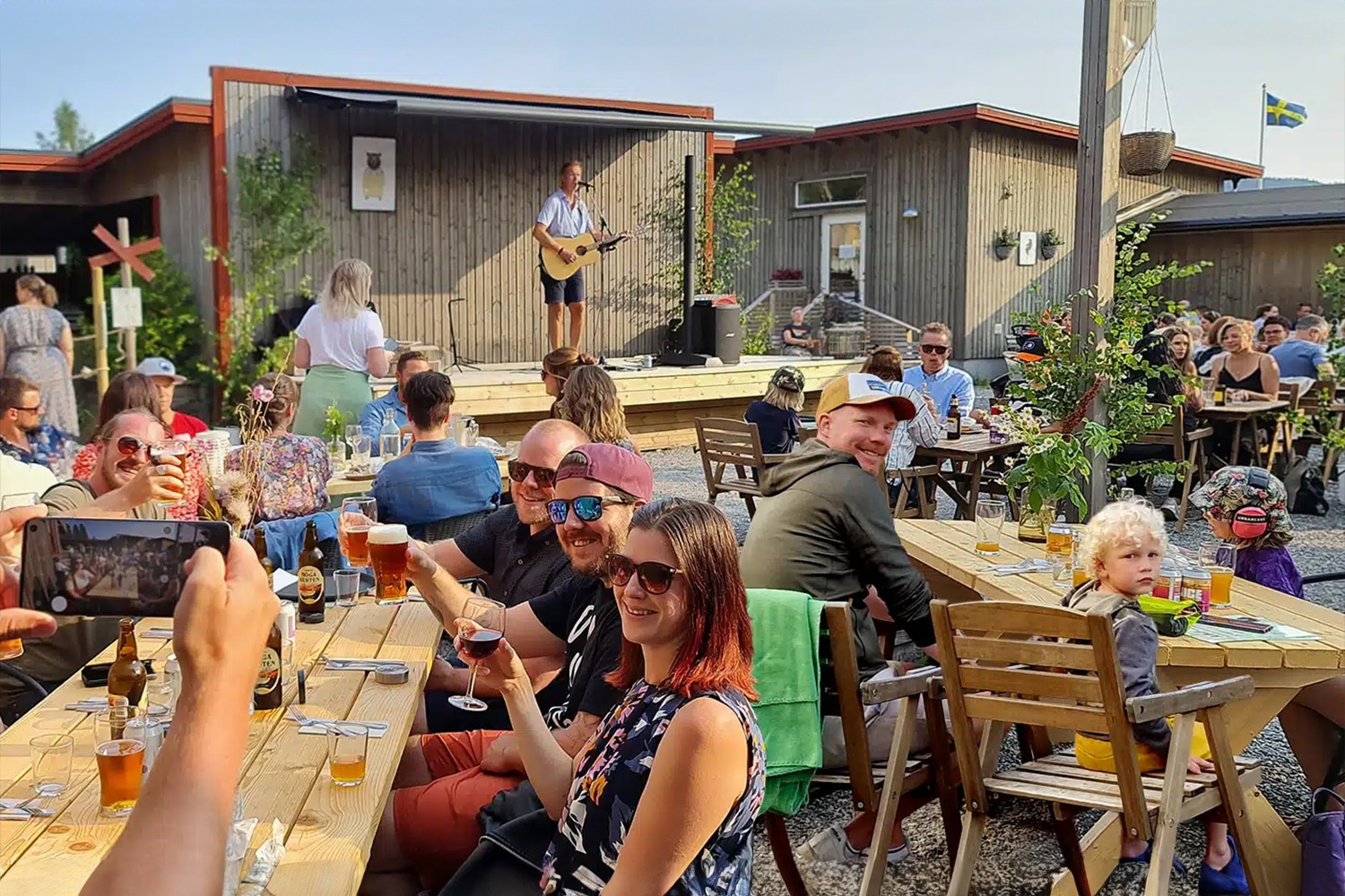 burgers and beer trubadur skuleberget friluftsbyn höga kusten 11