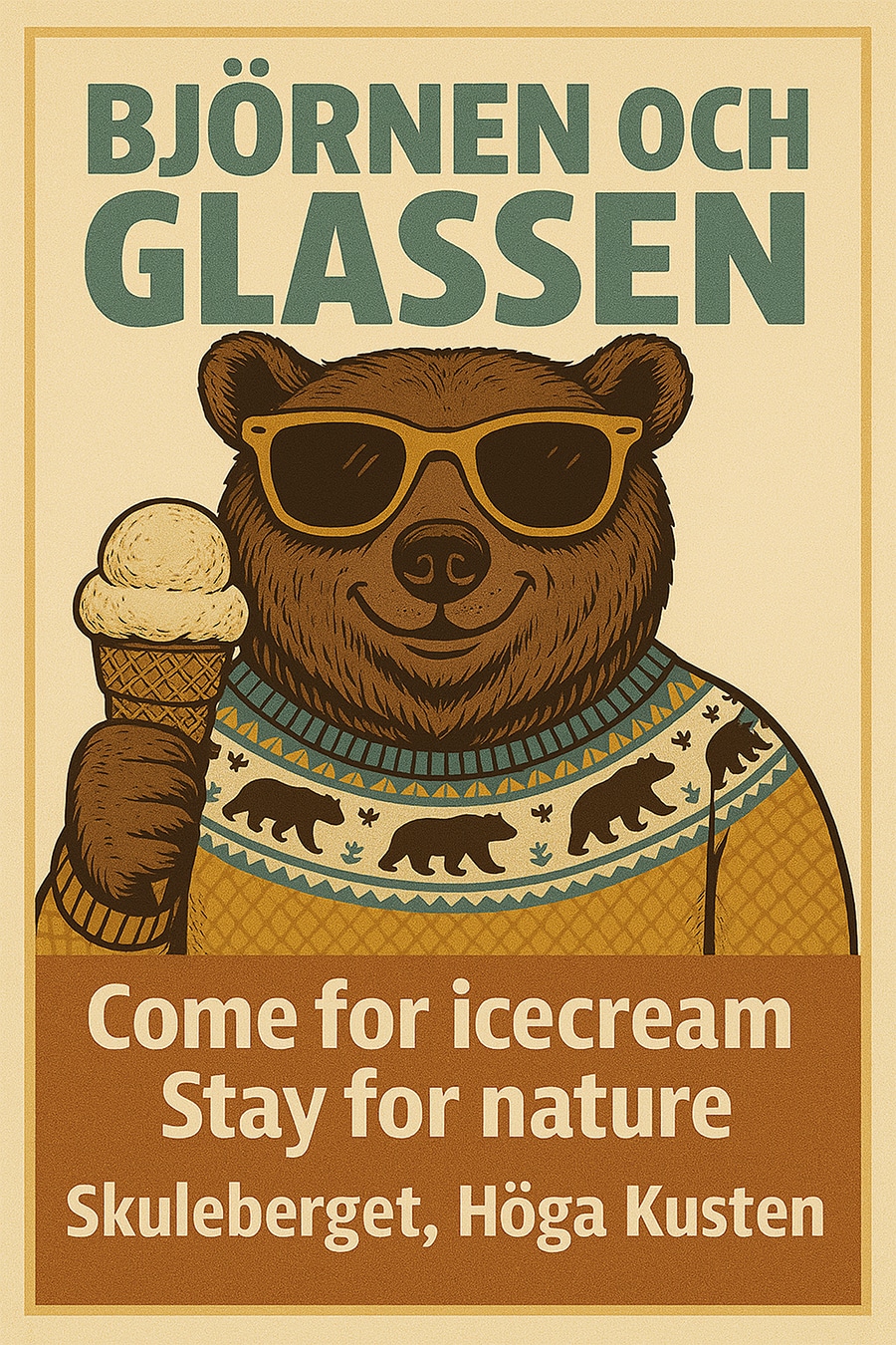 glassen och björnen skuleberget friluftsbyn