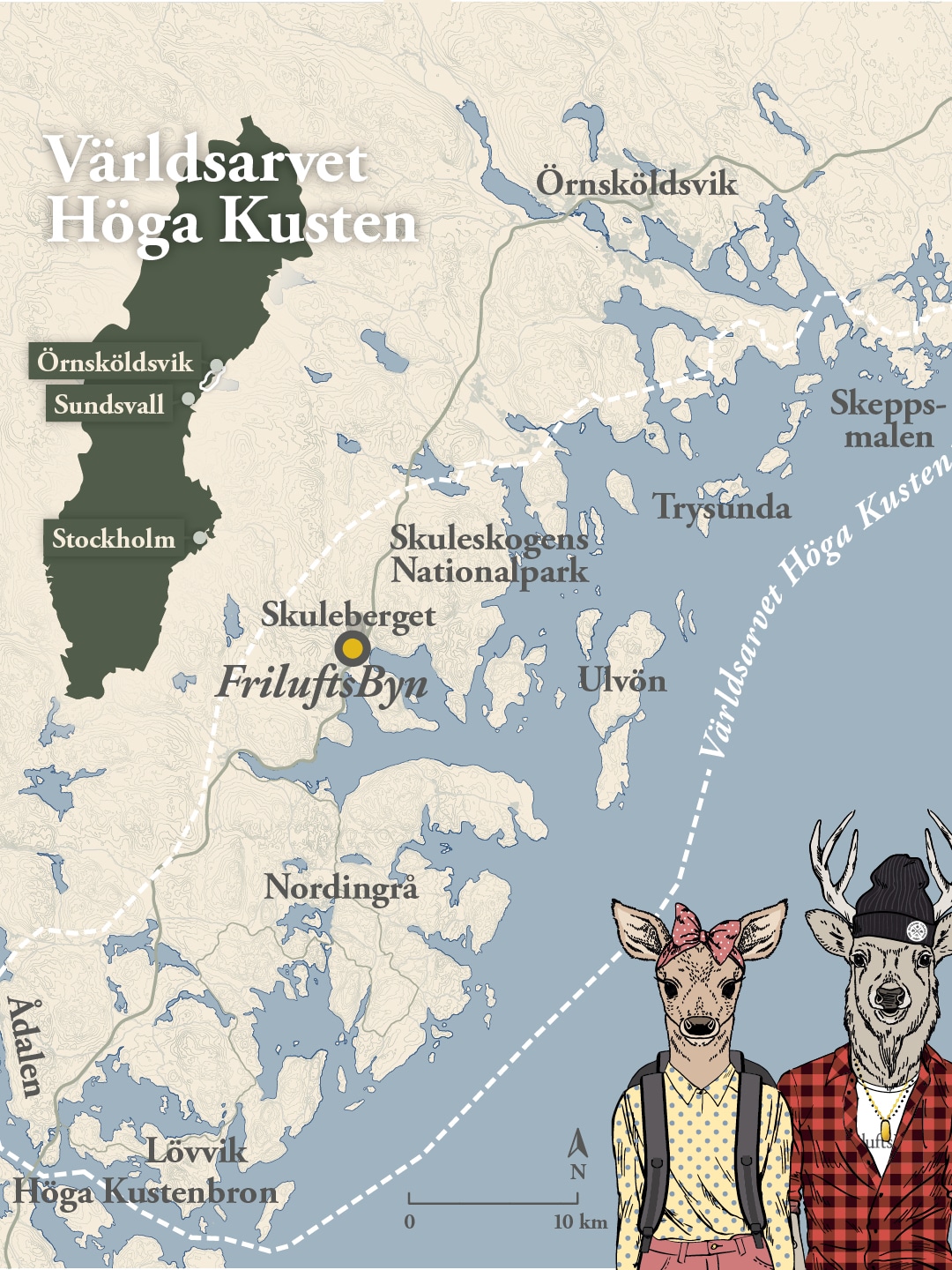 karta högakusten