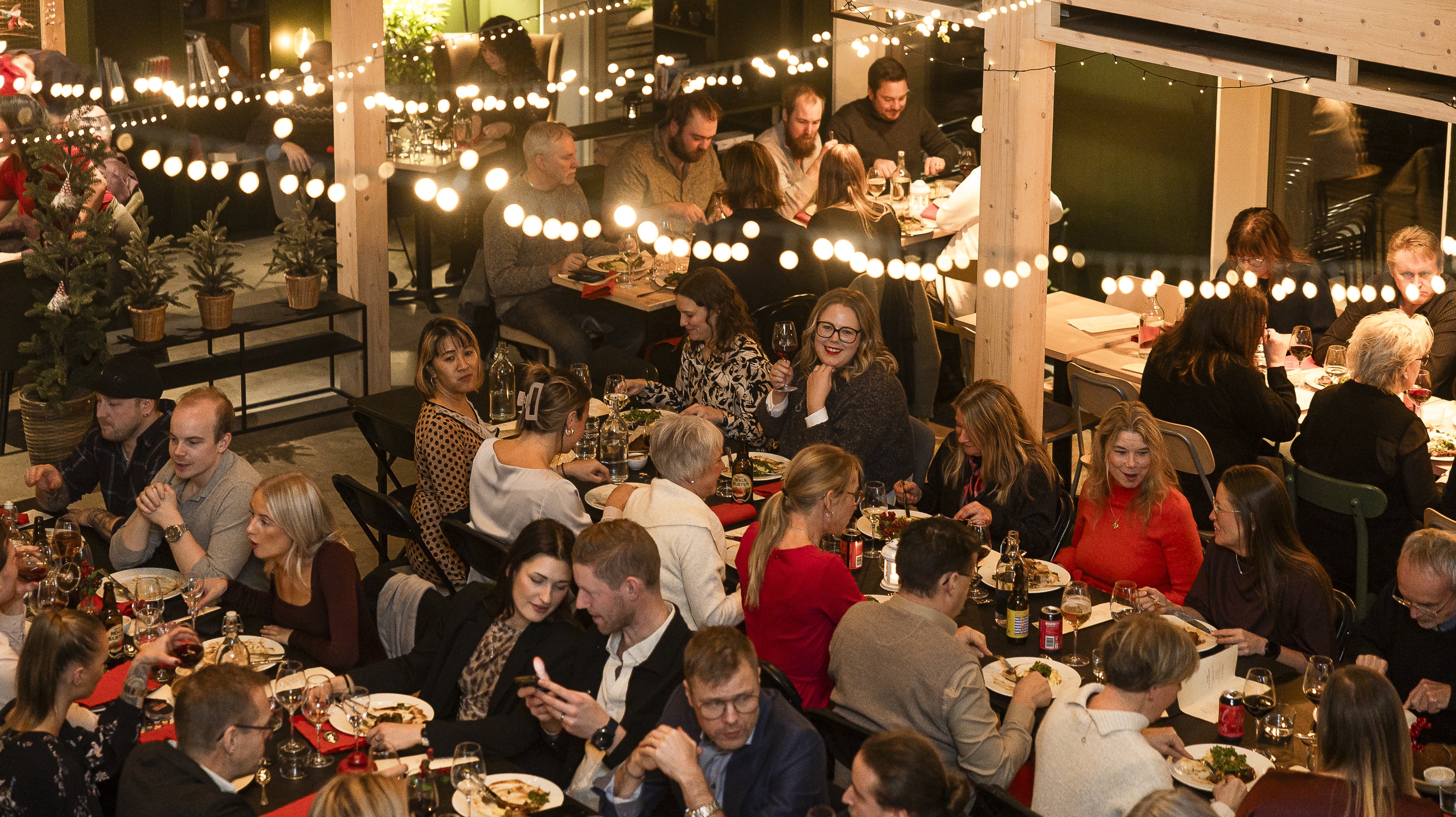 julfest julbord friluftsbyn skuleberget höga kusten 1